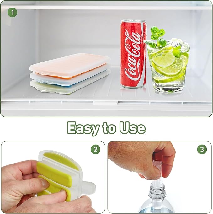 Water Bottle Silicone Ice Cube Tray by Lily's Home - Image 5