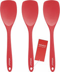 Upgrade Silicone Spatula Spoon Set, VOVOLY Heat Resistant Rubber Spoonula by VOVOLY