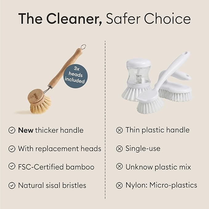 Vove Bamboo Dish Brush, FSC-Certified - Image 5