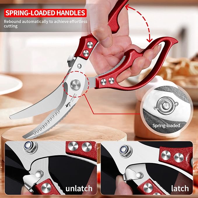 MAD SHARK Professional Heavy Duty Poultry Shears - Image 5