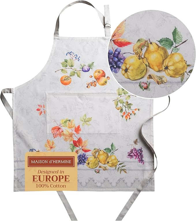 Maison d' Hermine 100% Cotton Apron by MaisondHermine
