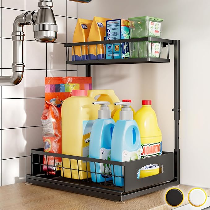 Under Sink Organizer, Cabinet Organizer by Fabutier