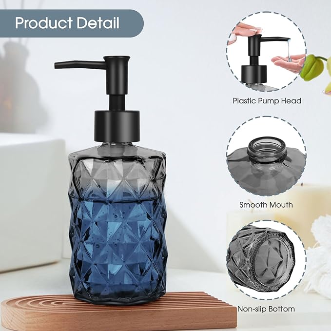 Topsky Glass Soap Dispenser - Image 3