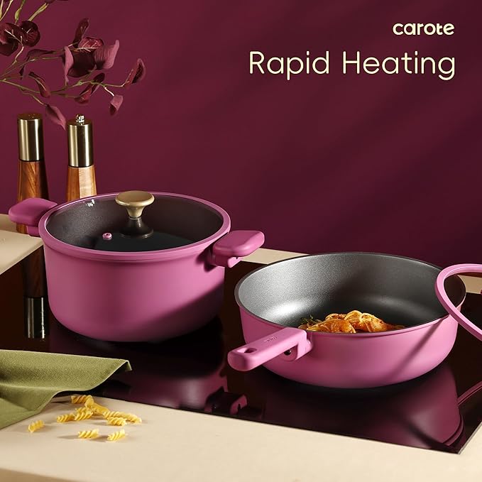 CAROTE Non Stick Pots and Pans Set, Cookware Sets Nonstick, Kitchen Cooking Set - Image 7
