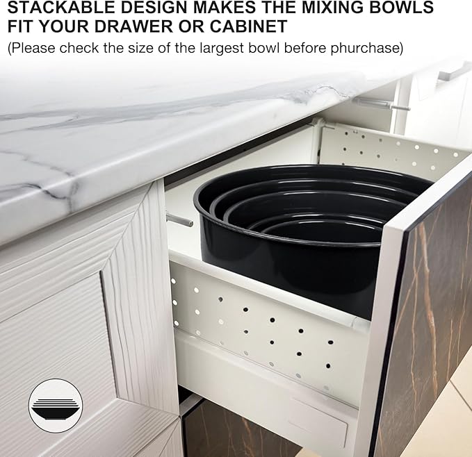 Greentainer Plastic Mixing Bowls - Image 7