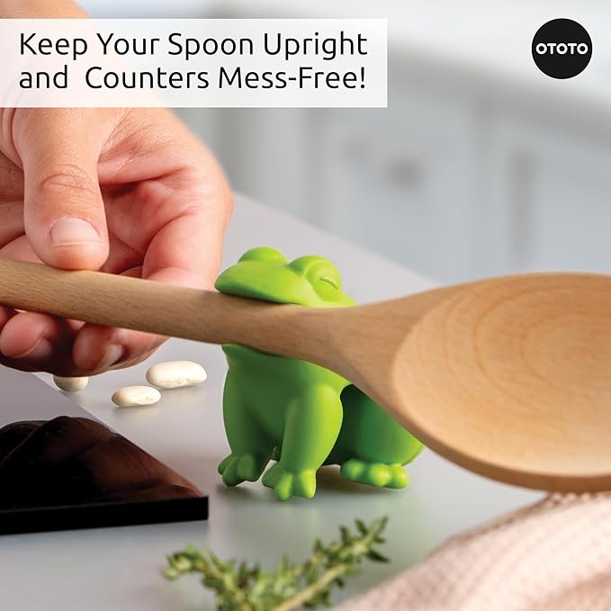 OTOTO New HopTop Frog Spoon Holder - Image 3