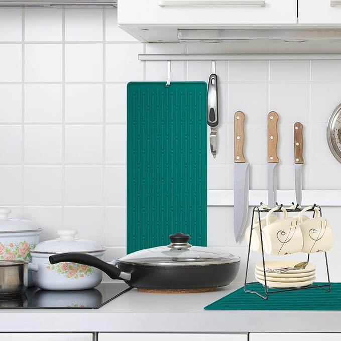 GeeRic Dish Drying Mats, Heat-resistant Silicone Mat - Image 7