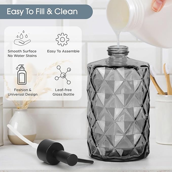 Topsky Glass Soap Dispenser - Image 2