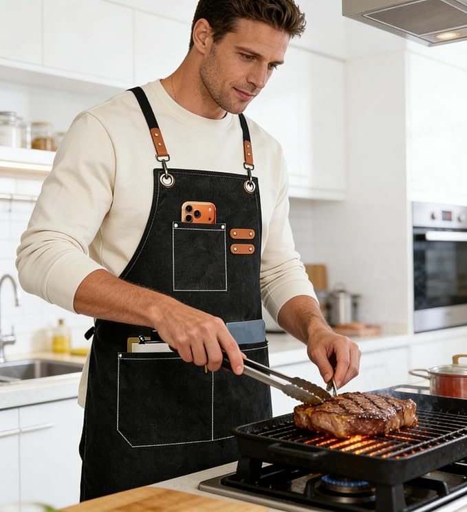 AFUN Chef Aprons for Men Women - Image 6