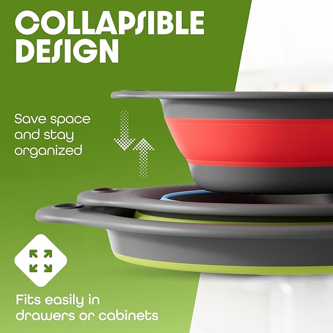 Gevoli Collapsible Colanders - Image 5