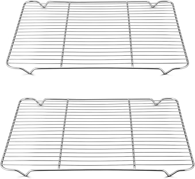TeamFar Cooling Rack, 16.6” x 11.45” Stainless Steel Wire Baking Rack by TeamFar
