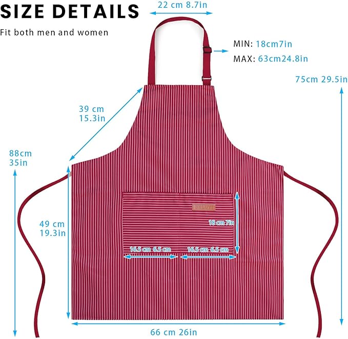 BeLuyi Adjustable Bib Apron - Image 3