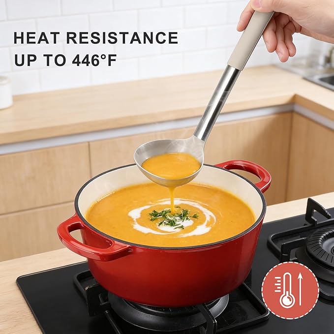 Onader Silicone Cooking Utensils Set of 15, Kitchen Utensils Set - Image 7