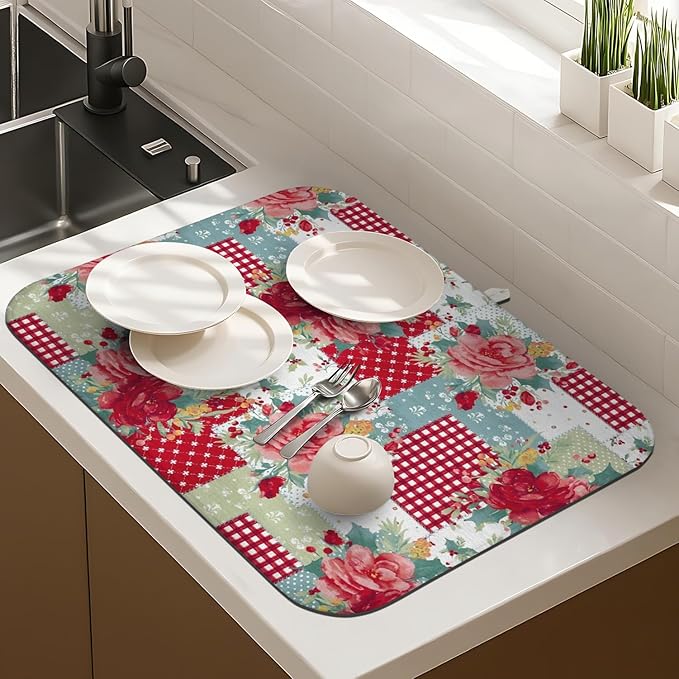 Dish Drying Mat Drainer Pads - Image 3