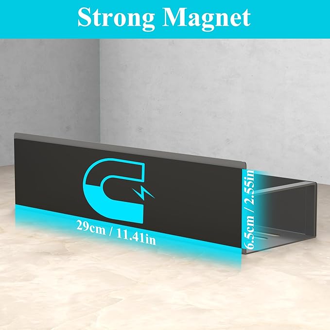 HuggieGems 6 Pack Magnetic Spice Storage Rack Organizer - Image 3