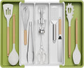 Lifewit Utensil Organizer for Kitchen Drawers, Expandable Cooking Utensil Tray by Lifewit