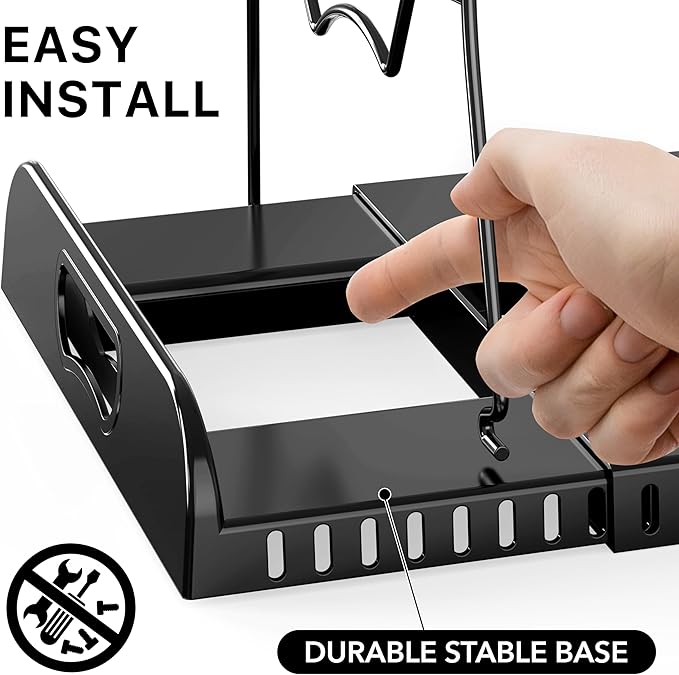 Simple Houseware Expandable Pan Organizer Rack, 10 Adjustable Compartments - Image 5
