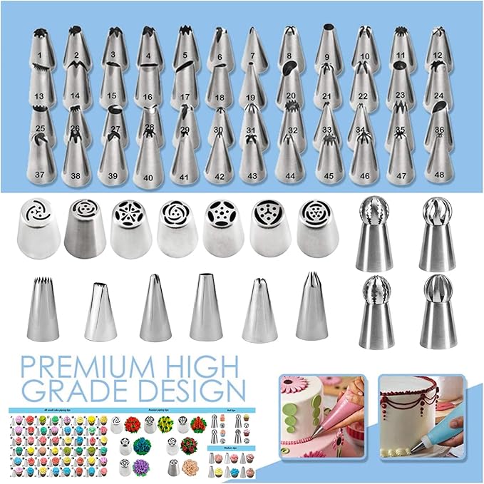 Makmeng Cake Decorating Tools Supplies Kit - Image 3