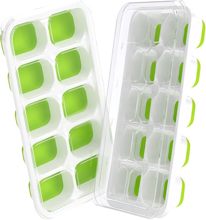 DOQAUS Ice Cube Tray with Lids by DOQAUS