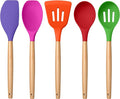 E-far Silicone Cooking Utensils Set, 5-Piece Kitchen Utensils Set by E-far