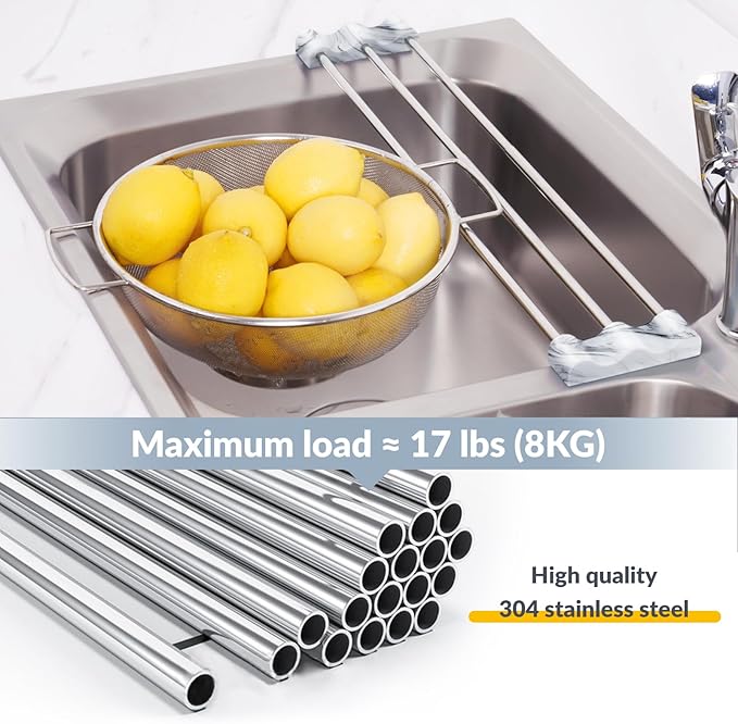 Tomorotec Adjustable Over-The-Sink Kitchen Rack - Image 3
