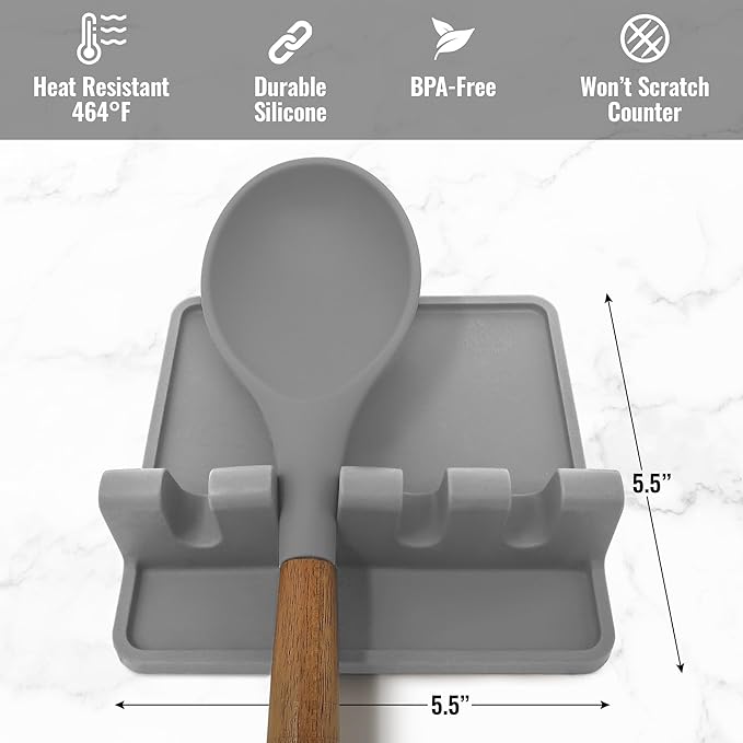 Zulay Silicone Utensil Rest - Image 5