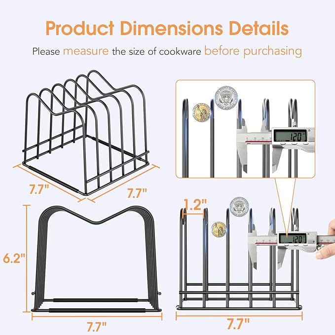 ORDORA Cutting Board Holder Stand Rack Organizer - Image 4