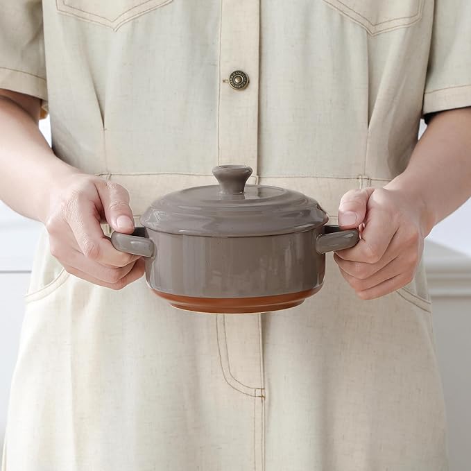 MALACASA Mini Cocotte Set - 12 OZ Small Casserole Dishes - Image 9