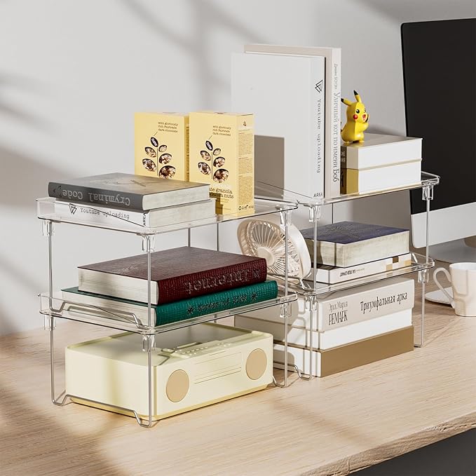 STARLATTA Acrylic Cabinet Organizer Shelf, Spice Rack, Countertop Organizers - Image 6