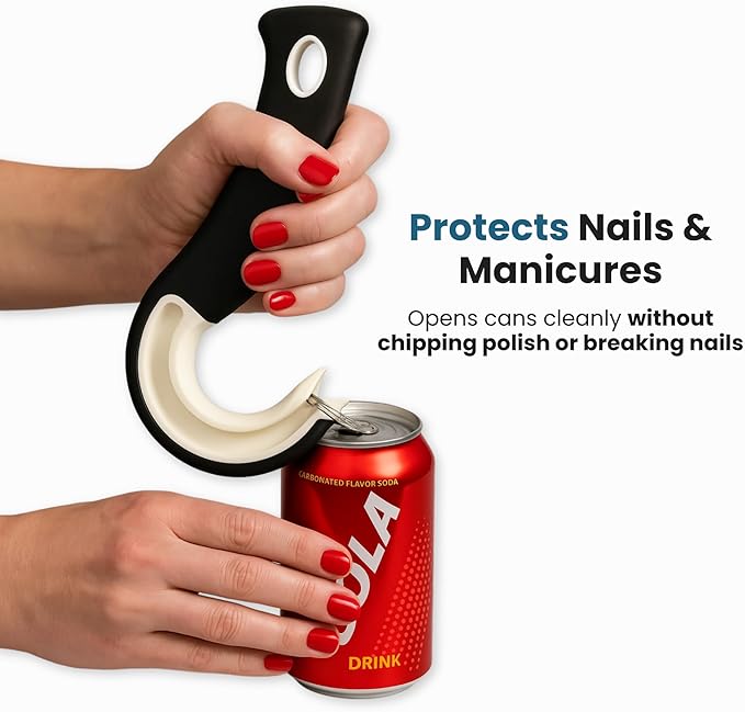 Jokari Ring Pull Can Opener for Soda and Food Cans Arthritis Aid - Image 3