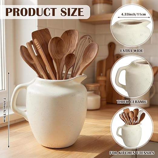 Potchen Rustic Kitchen Utensil Holder - Image 3