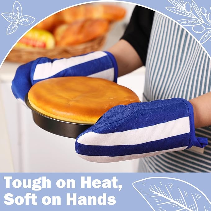 Reallnaive Oven Mitts and Pot Holders 4 Pcs Set - Image 5