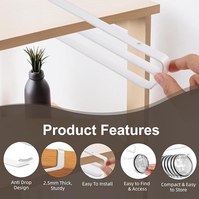 LveSunny Tumbler Lid Organizer, 2 Pack Cup Lid Organizer - Image 4