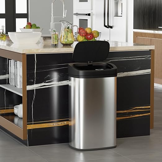 BestOffice 22 Gallons Automatic Sensor Large Kitchen Trash Can - Image 3