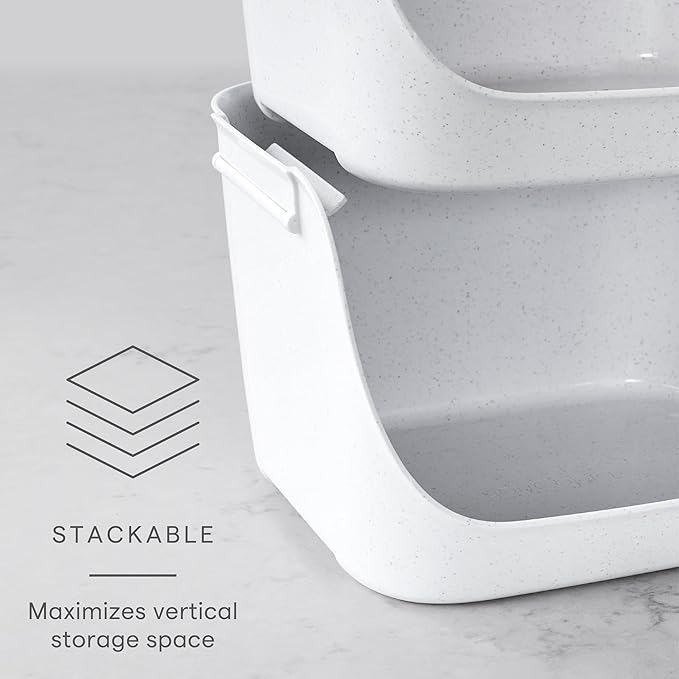 YouCopia ShelfBin Stacking Pantry Bins, Stackable Storage Basket Organizers - Image 2