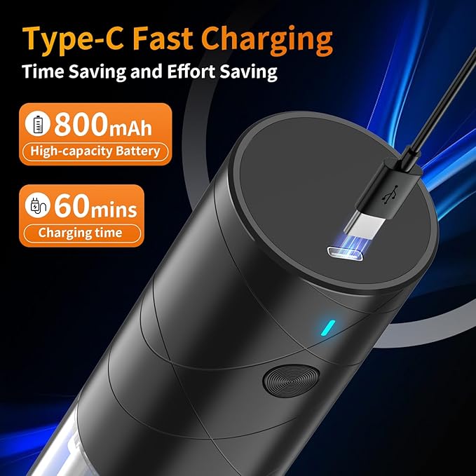 2Pack Electric Salt and Pepper Grinder Set USB Rechargeable - Image 4