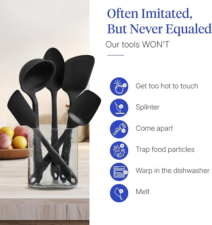GIR: Get It Right 5-Piece Silicone Ultimate Kitchen Utensils Set - Image 5