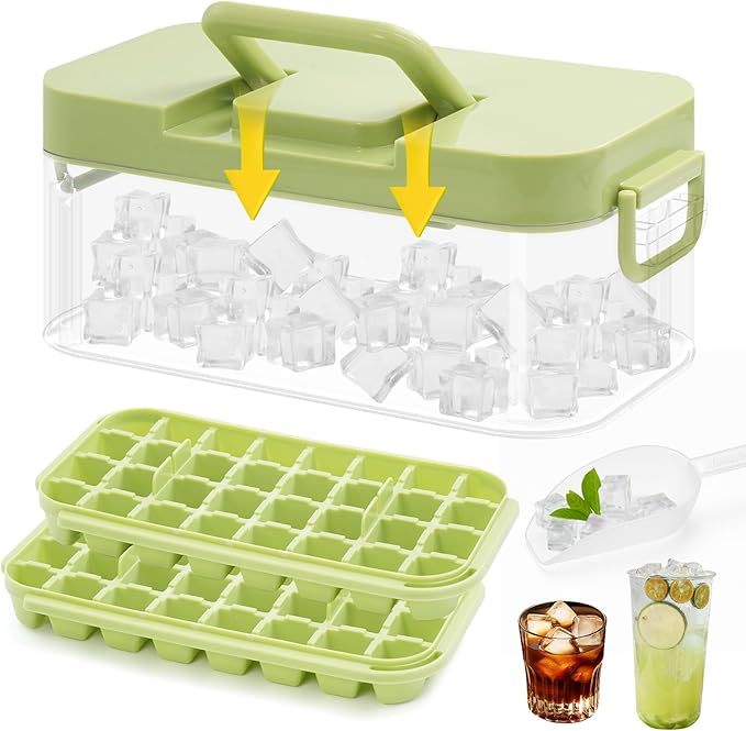 Ice Cube Mold Tray: 64 Pcs Ice Mold Trays by RedefiningHomeLiving