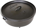 Lodge 6 Quart Pre-Seasoned Cast Iron Camp Dutch Oven by Lodge