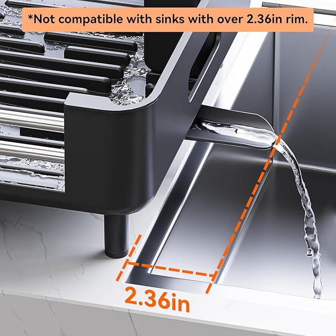 Urackify Stainless Steel Dish Drying Rack - Image 7