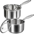 Stainless Steel Saucepan Set by Unknown