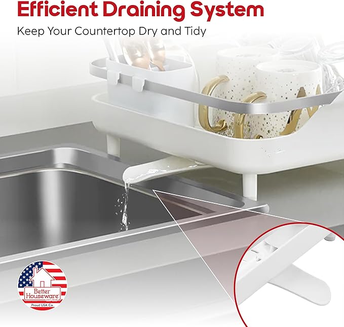 Better Houseware Expandable Dish Drying Rack - Image 2