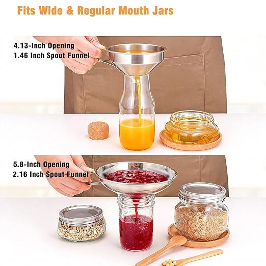 Wide Mouth Canning Funnel, Large Kitchen Funnel - Image 7