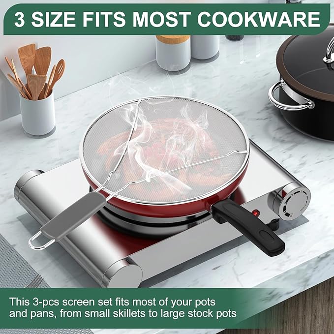 Splatter Screen for Frying Pan - Image 5