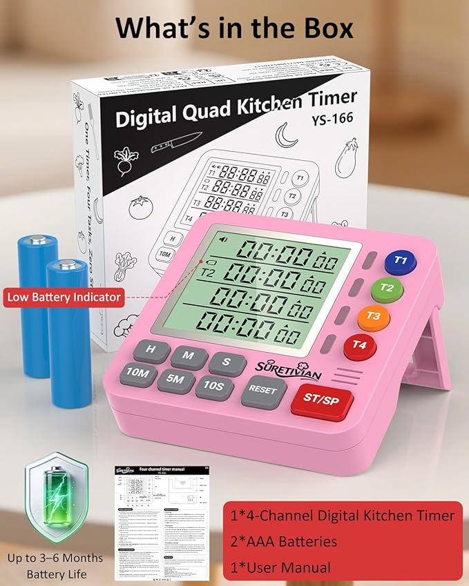 Digital Kitchen Timer for Cooking - Image 8