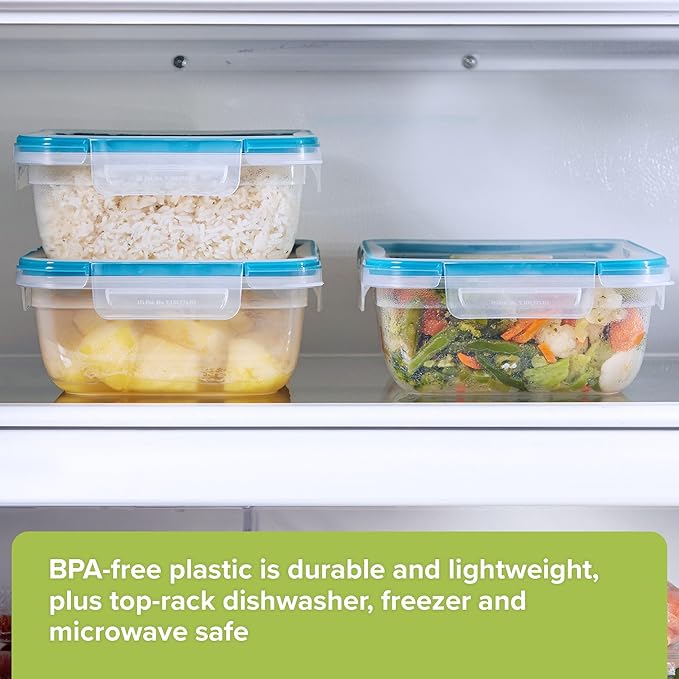 Snapware Plastic Total Solution 3-Pack Food Storage Containers Set, Leakproof & - Image 7