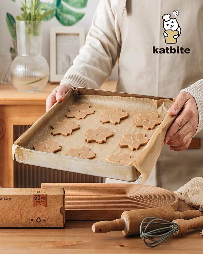 Katbite 12x16 Inch Parchment Paper Sheets, Pre cut Unbleached Baking Paper - Image 8