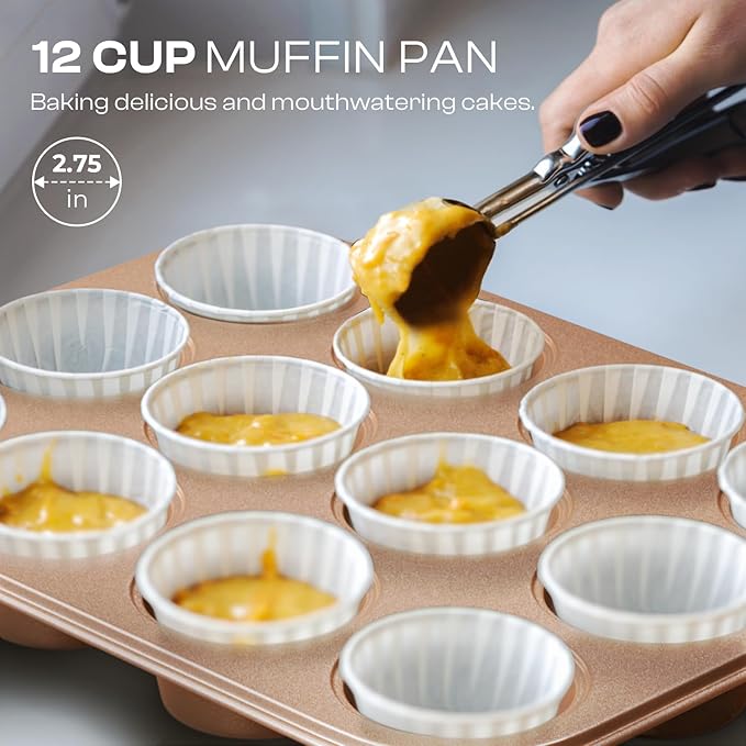 Baking Pans Set 8-Piece Bakeware Sets, Baking Sets - Image 4