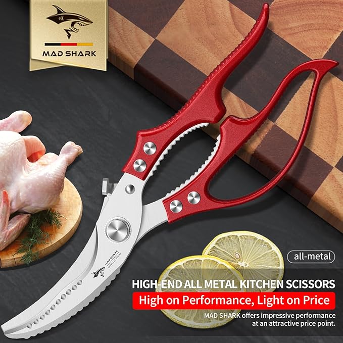 MAD SHARK Professional Heavy Duty Poultry Shears - Image 7