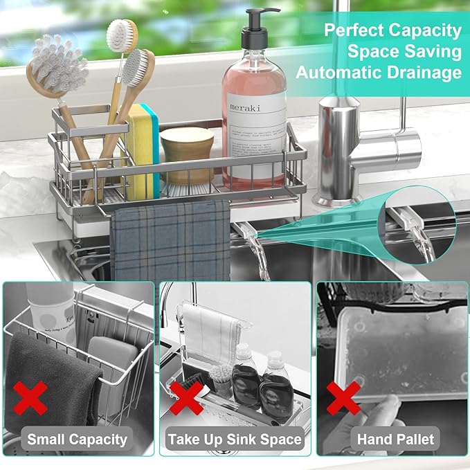 Sponge Holder for Kitchen Sink - Image 5